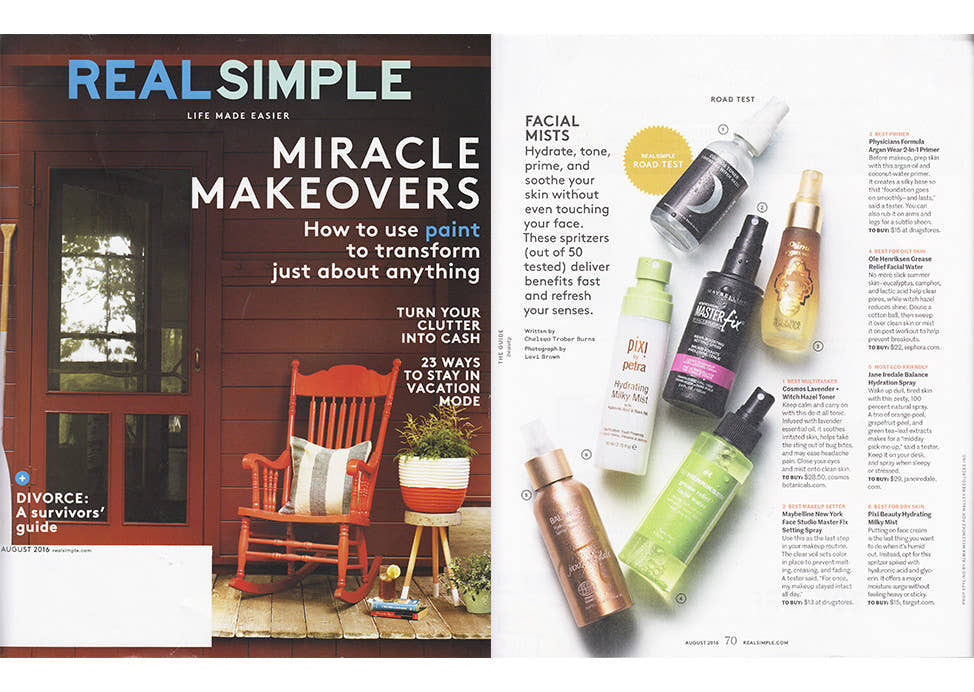 Real Simple Magazine August 2016
