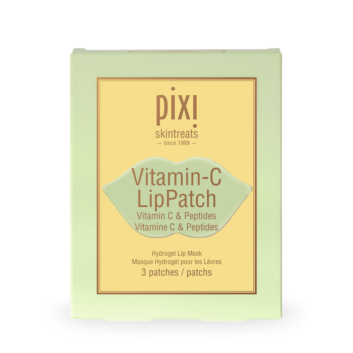 External packaging of PIXI Vitamin-C LipPatch Hydrogel Lip Mask